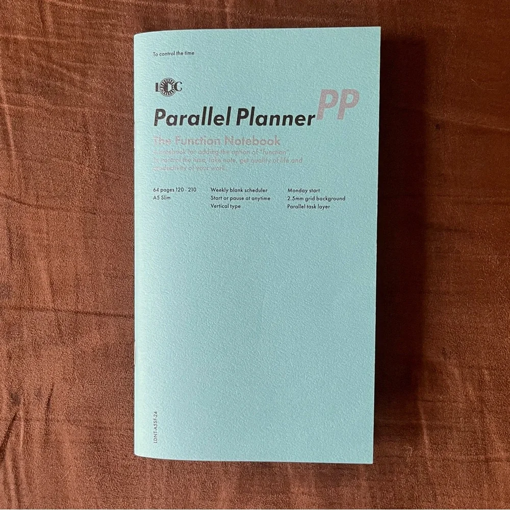 🆕 LUDDITE Function planner series weekly Parallel Planner, tracking, goals